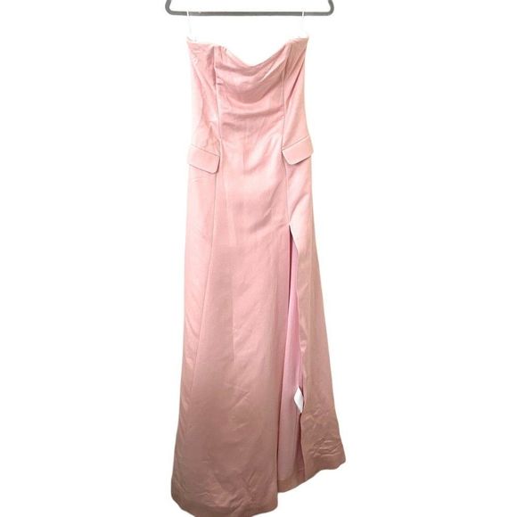 MARIA VITTORIA PAOLILLO Sleeveless Rose Pink Gown NWT Sz IT 40‎ (S) - Picture 1 of 4